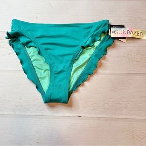 NWT - Sundazed - Women’s Teal Bikini Bottom